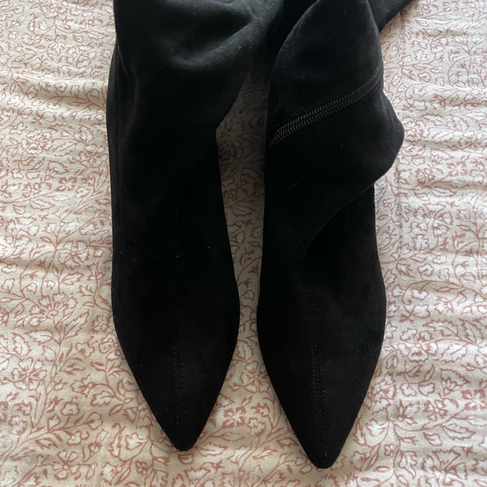 Women's Black Suede Boots